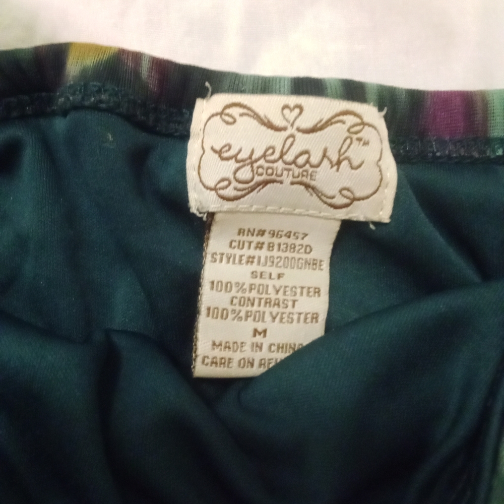 Eyelash Couture Green Maxi Dress